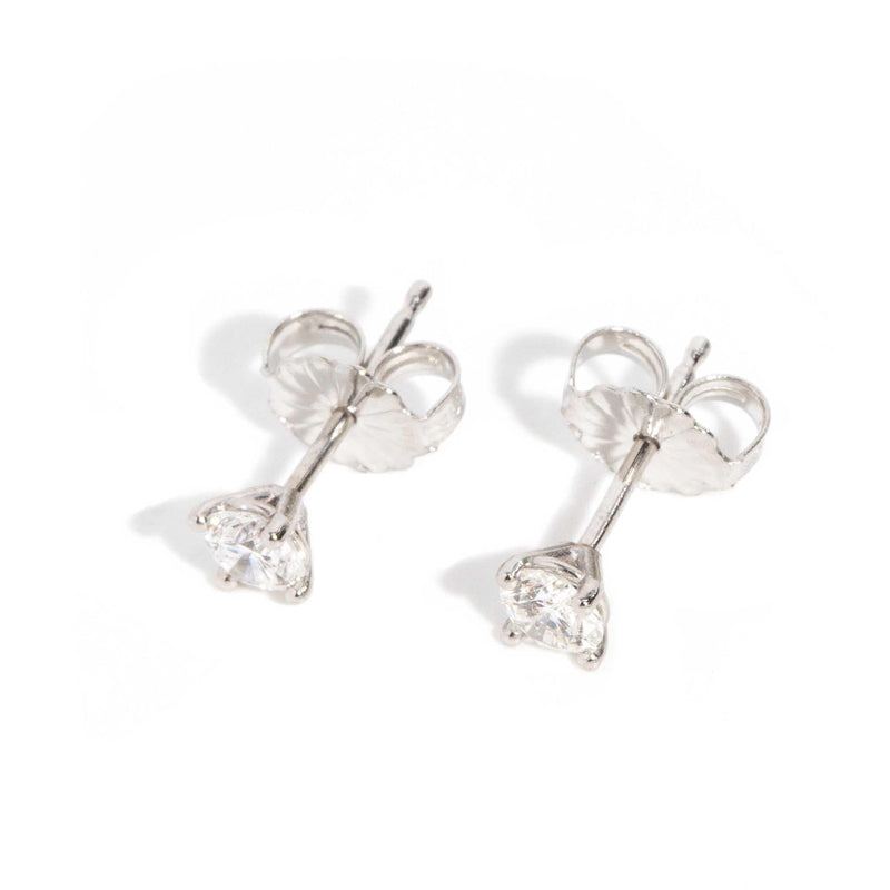 Gloria 0.35 Carat Diamond Platinum Studs