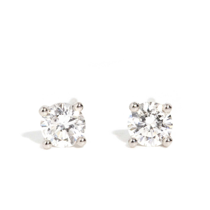 Gloria 0.35 Carat Diamond Platinum Studs
