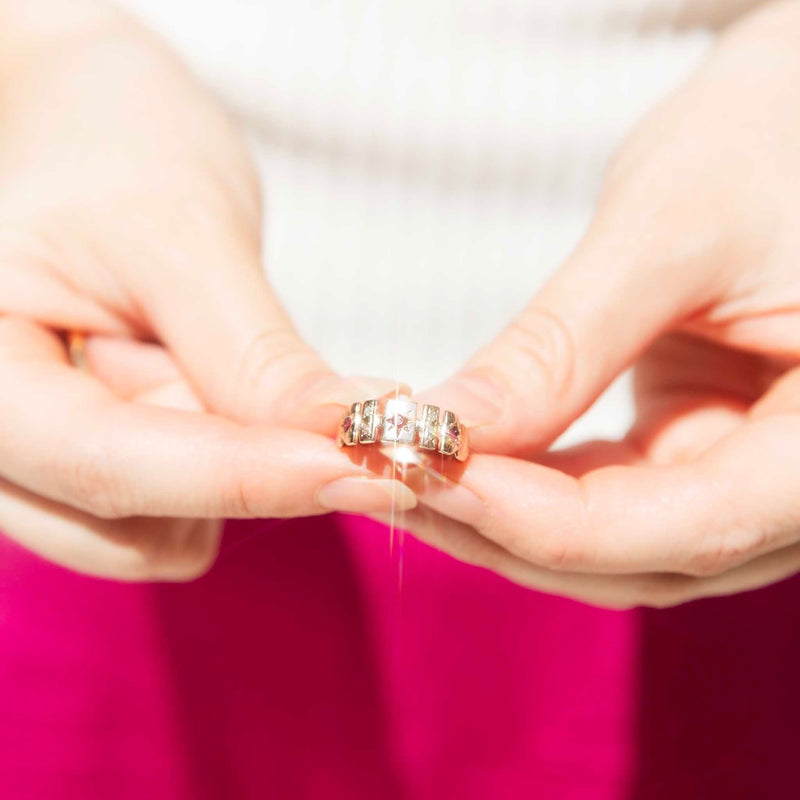 CAMDEN 9ct Gold | Diamond Engagement Ring - Gear – Gear Jewellers