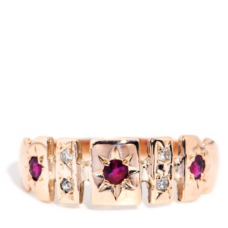 1940s Art Deco Solid 14K & .43 CTW OEC Diamond Wedding Ring, Anniversa –  Olde Towne Jewelers