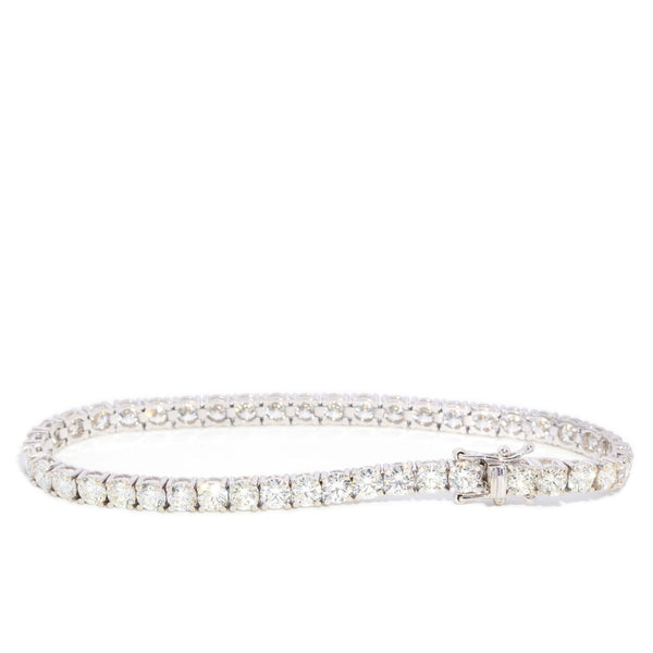 Gracie Diamond Tennis Bracelet 18ct White Gold Bracelets/Bangles Imperial Jewellery 
