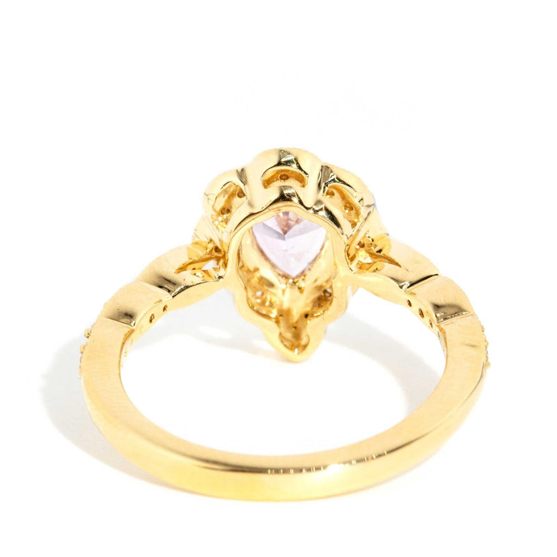 Hadiya 1.20 Carat Purple Sapphire & Diamond Ring 18ct Gold