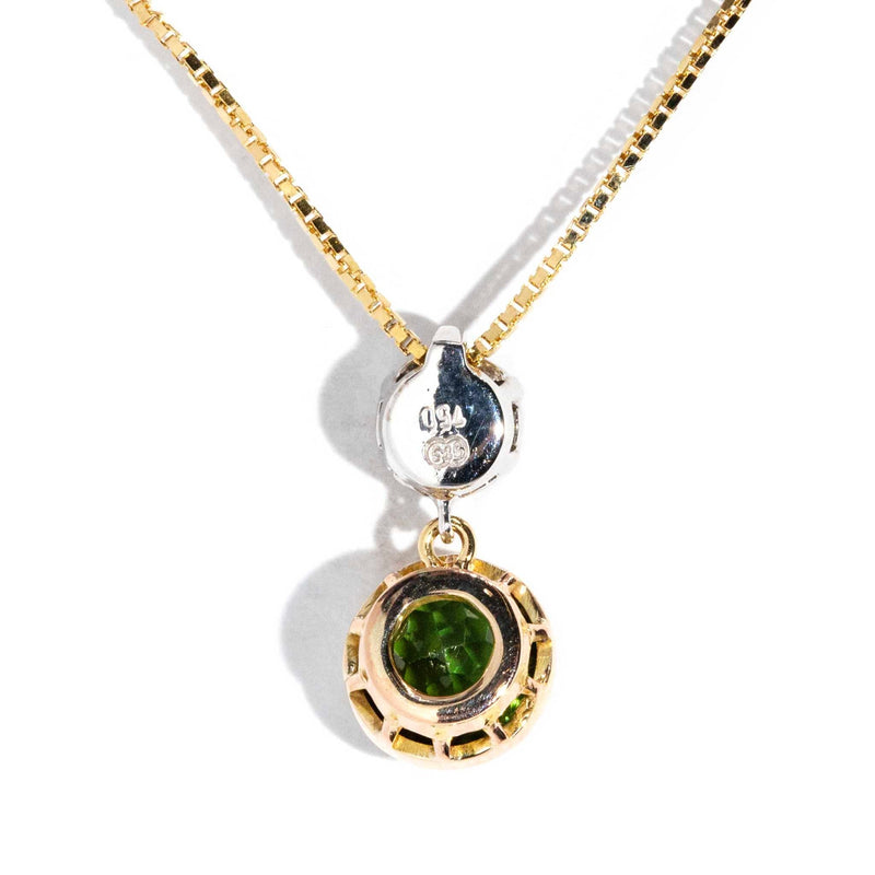 Hanna Reinvented Sapphire Pendant 15ct 18ct with Chain Pendants/Necklaces Imperial Jewellery 