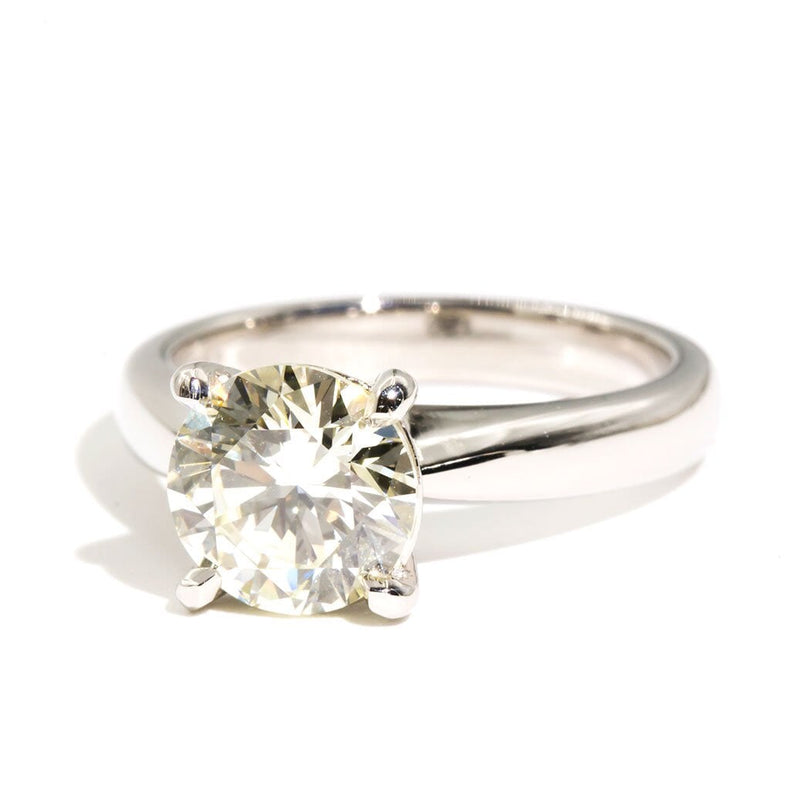 Hilton Platinum Diamond Solitaire Ring Imperial Jewellery - Auctions, Antique, Vintage & Estate 