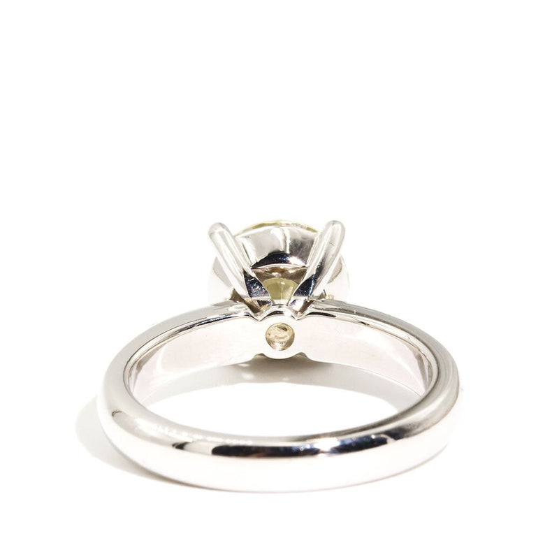 Hilton Platinum Diamond Solitaire Ring Imperial Jewellery - Auctions, Antique, Vintage & Estate 