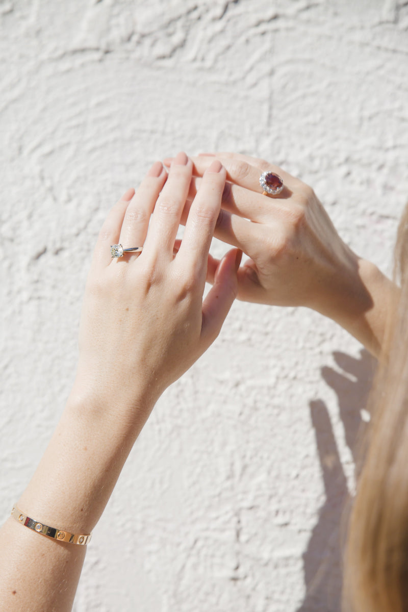 Hilton Platinum Diamond Solitaire Ring Imperial Jewellery - Auctions, Antique, Vintage & Estate 