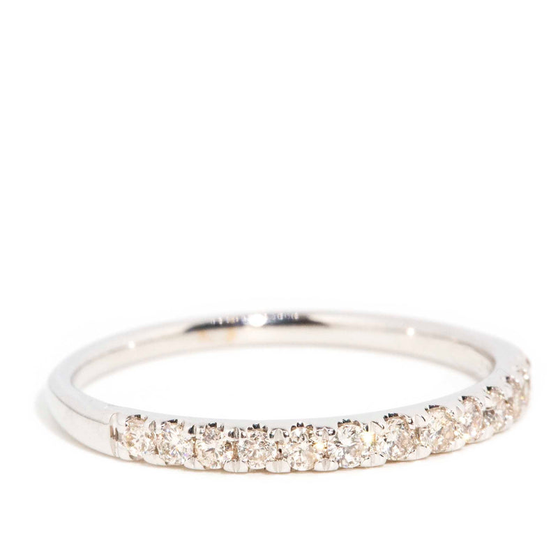 Ianthe Contemporary 0.20ct Diamond Eternity Ring 18ct Gold Rings Imperial Jewellery 