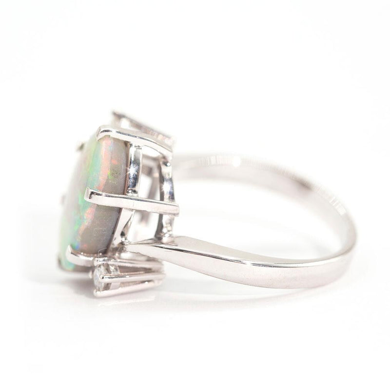 Opal-Diamond-Ring-IJ-0221-449-Indus Ring Imperial Jewellery - Auctions, Antique, Vintage & Estate 