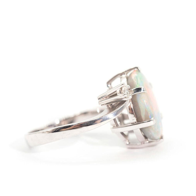 Opal-Diamond-Ring-IJ-0221-449-Indus Ring Imperial Jewellery - Auctions, Antique, Vintage & Estate 