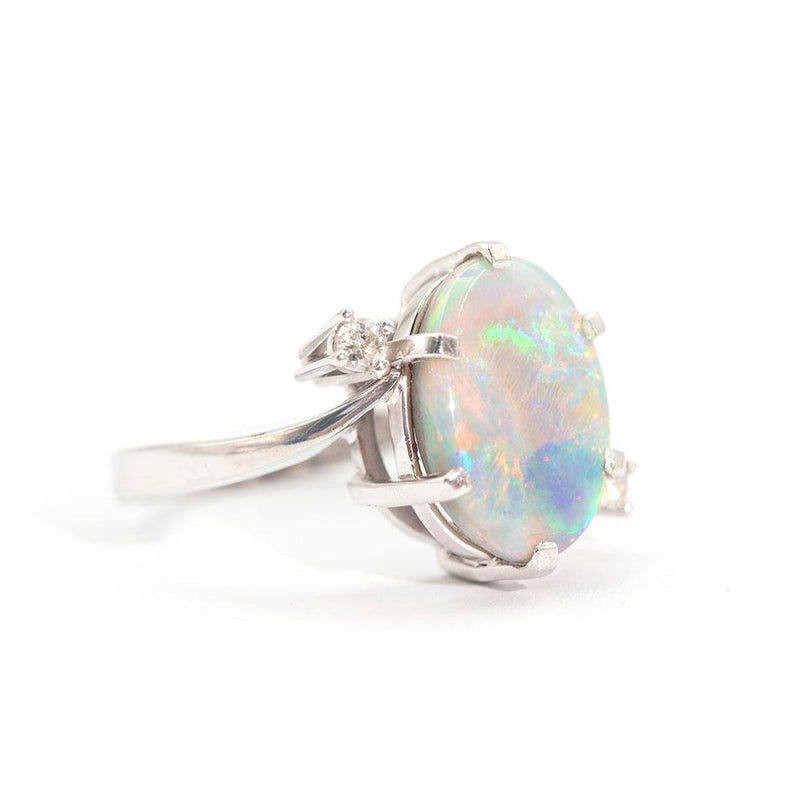 Opal-Diamond-Ring-IJ-0221-449-Indus Ring Imperial Jewellery - Auctions, Antique, Vintage & Estate 