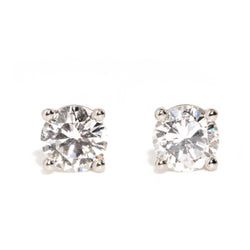 Jenna 0.45 Carat Diamond Platinum Studs Earrings