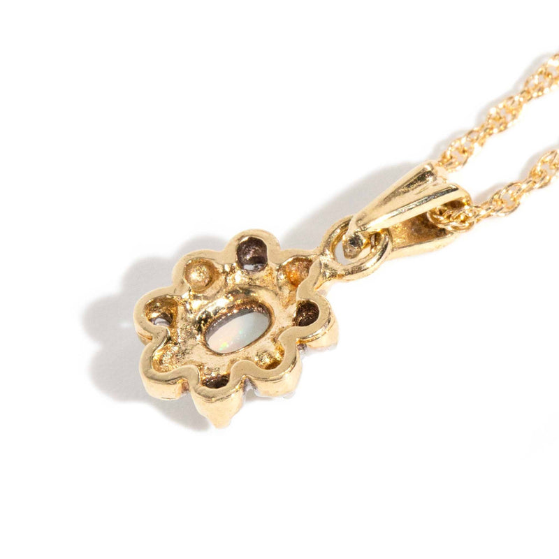 Crystal sales gold pendant