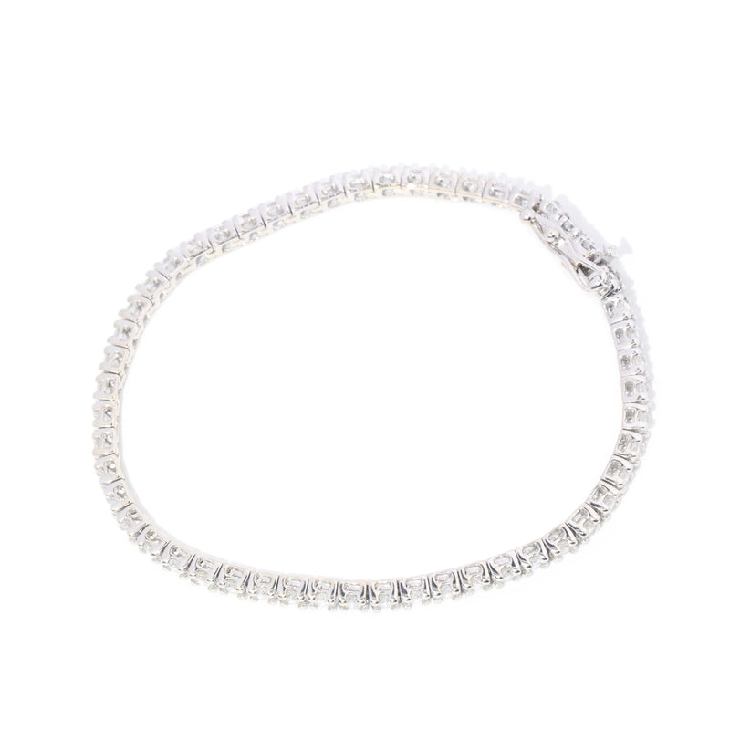 Jesse Contemporary 4.16 Carat Diamond Tennis Bracelet 18ct White Gold