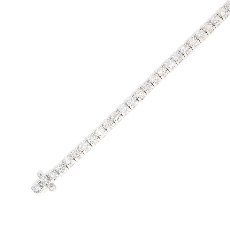 Jesse Contemporary 4.16 Carat Diamond Tennis Bracelet 18ct White Gold