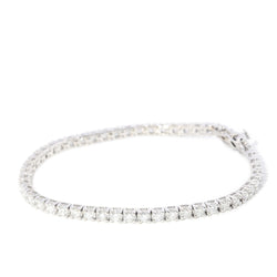 Jesse Contemporary 4.16 Carat Diamond Tennis Bracelet 18ct White Gold