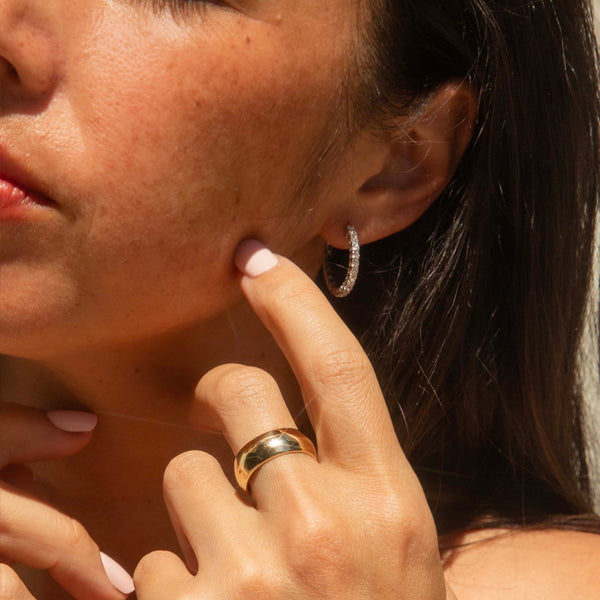 Julietta 1980s Plain Wedding Band 9ct Yellow Gold Rings Imperial Jewellery 