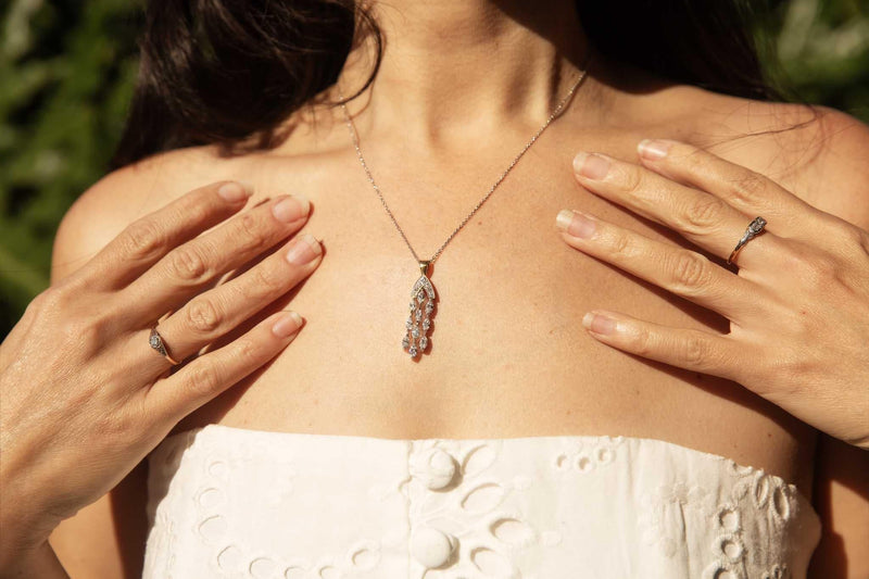 Kiran 1.36 Carat Diamond Chandelier Pendant 18ct