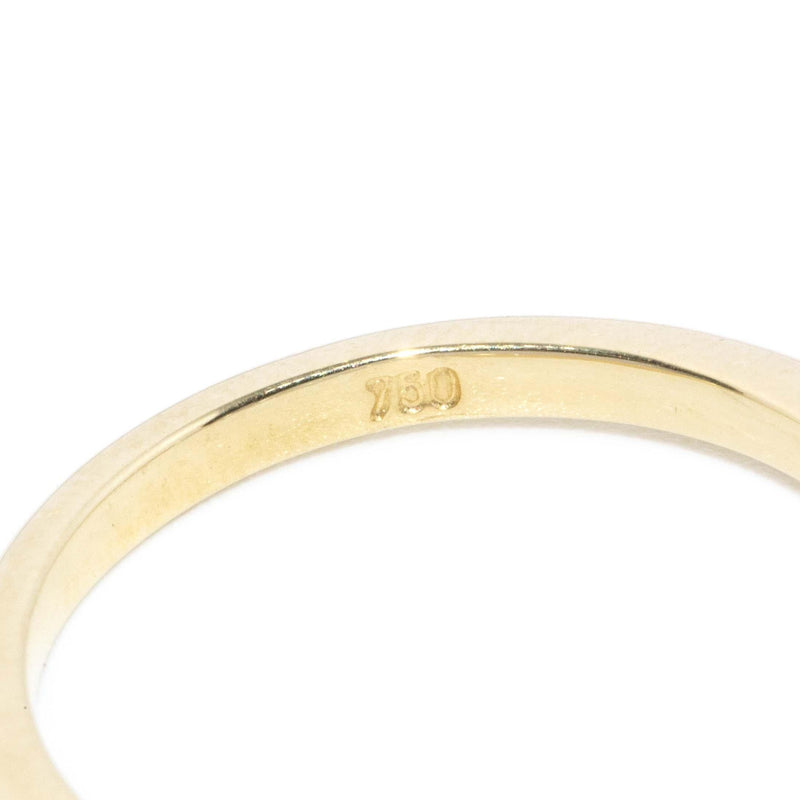 Contemporary 0.88 Carat Diamond Eternity Stacking Ring 18 Carat Yellow Gold