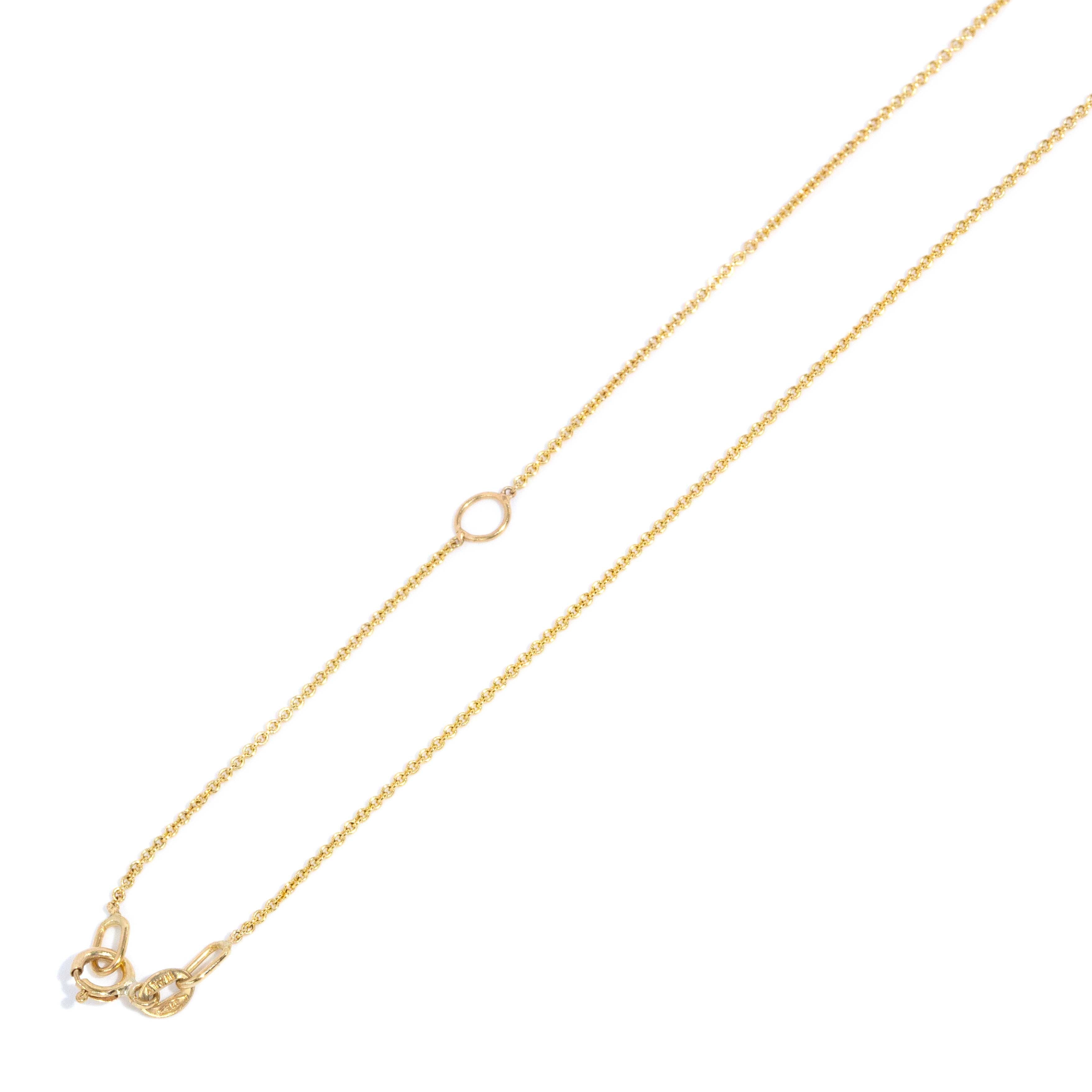 Laila Vintage Circa 1980s Amethyst & Seed Pearl Festoon Necklace 9ct Yellow Gold Pendants/Necklaces Imperial Jewellery 