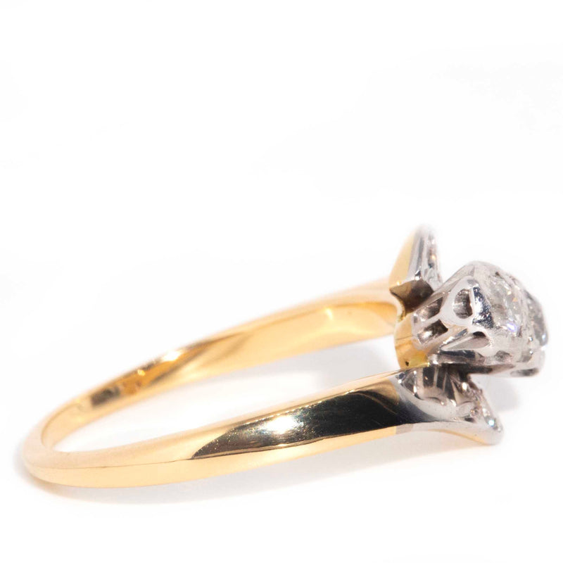 Luce 18ct Yellow White Gold Diamond Cluster Ring* GTG Rings Imperial Jewellery 