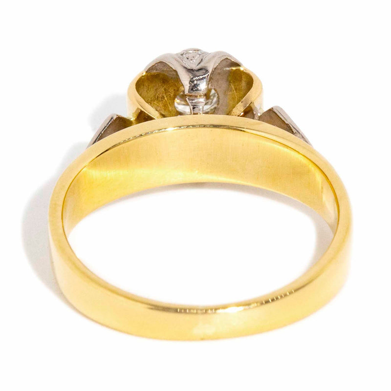 Lulla 1960s Diamond Ring 18ct Gold Rings Imperial Jewellery 