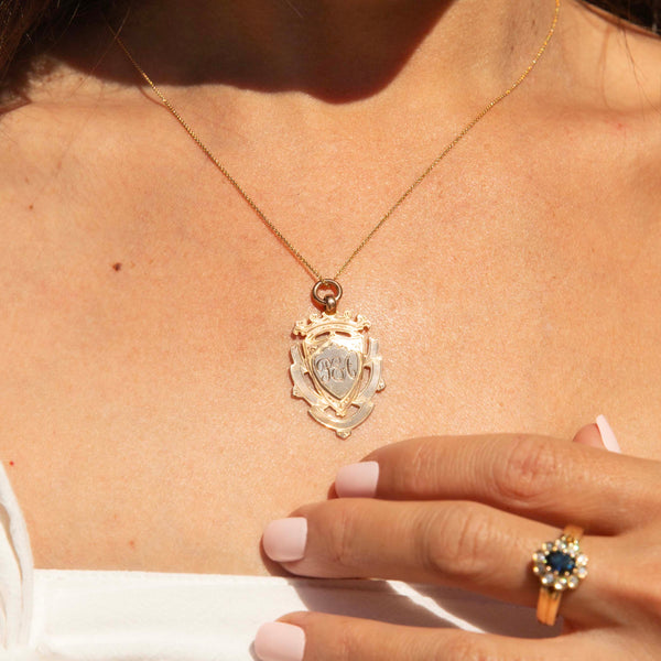 Maelle 1928 Award Pendant 9ct Gold Pendants/Necklaces Imperial Jewellery 
