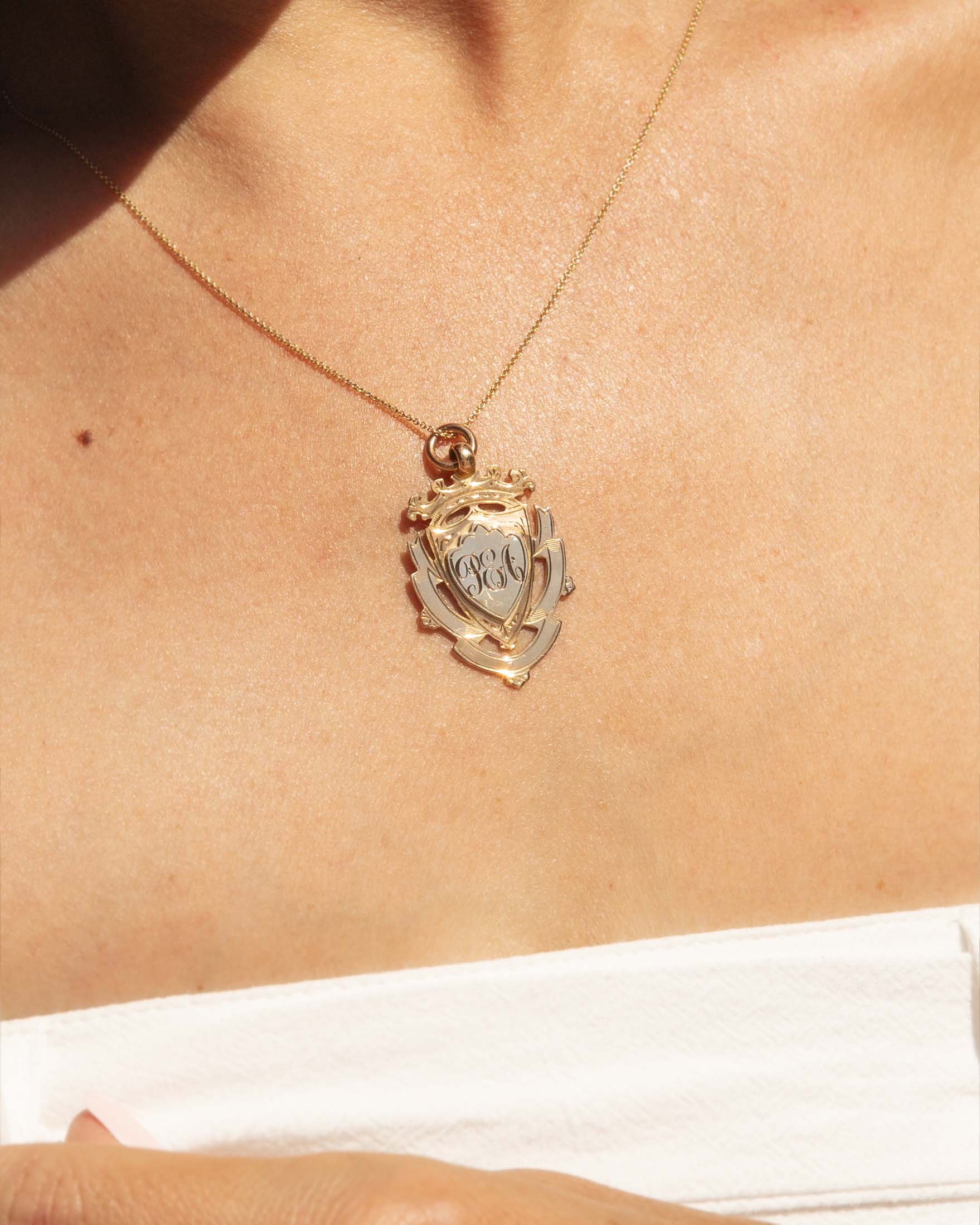 Maelle 1928 Award Pendant 9ct Gold Pendants/Necklaces Imperial Jewellery 