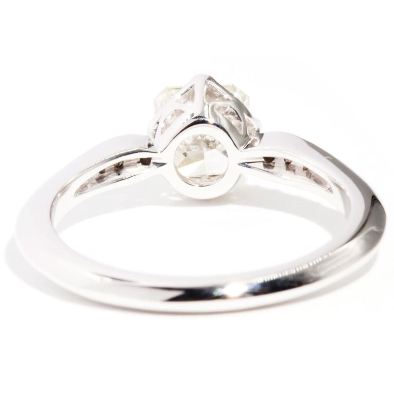 Magdalena 18 Carat White Gold Diamond Engagement Ring Rings Imperial Jewellery 