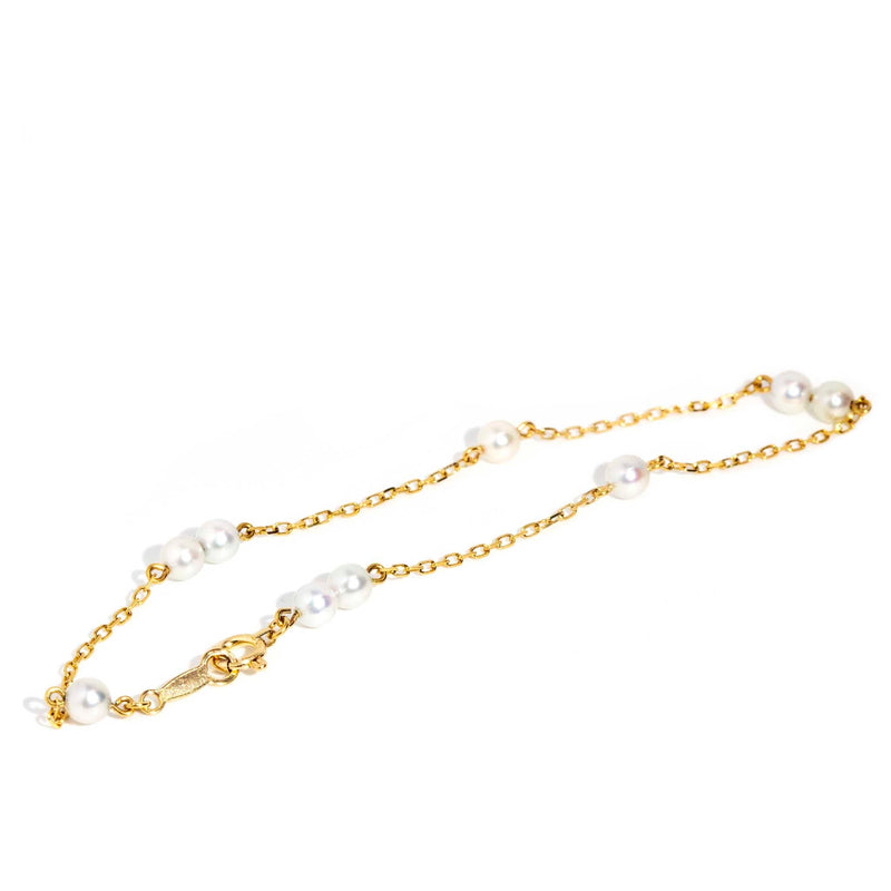 Maha Contemporary Pearl Bracelet 18ct Gold Bracelets/Bangles Imperial Jewellery 