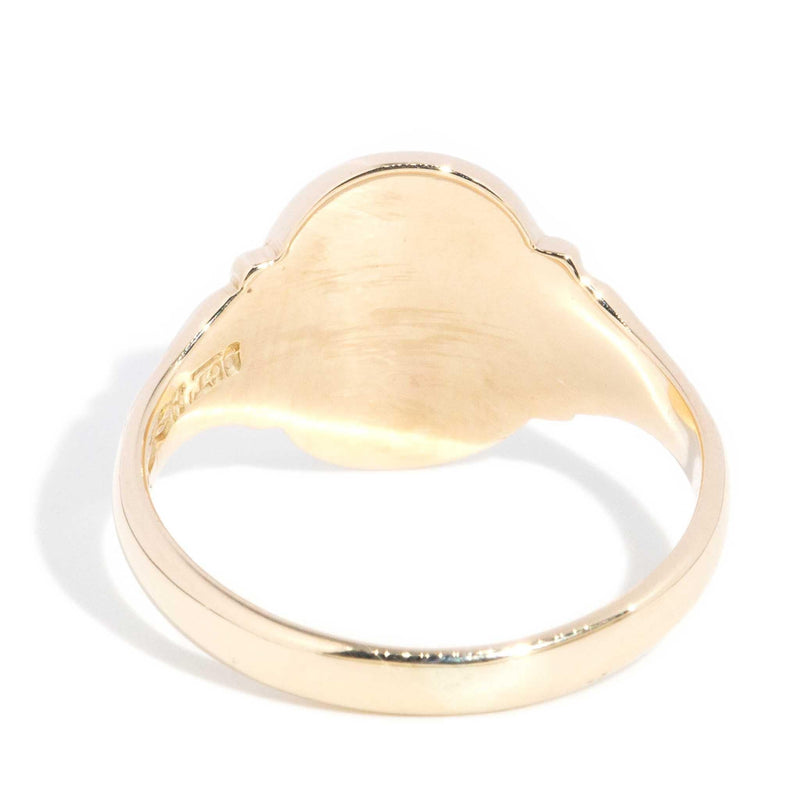 Marcy 1950s Star Set Rose Cut Diamond Ring 9ct Gold