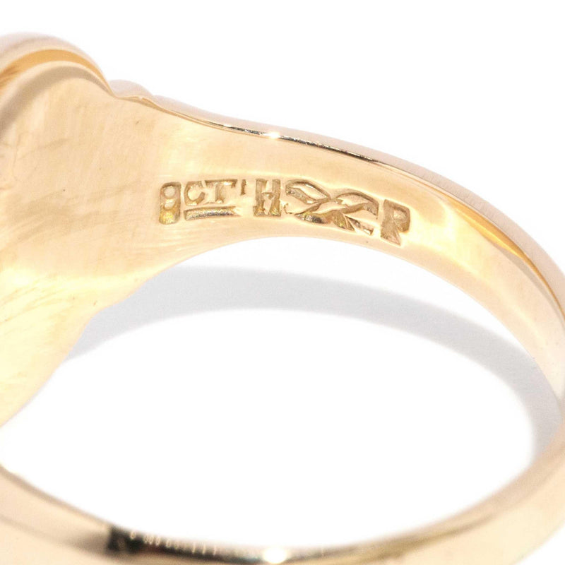 Marcy 1950s Star Set Rose Cut Diamond Ring 9ct Gold