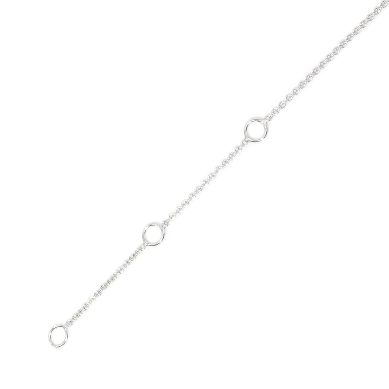Contemporary Diamond Necklet 9 Carat White Gold