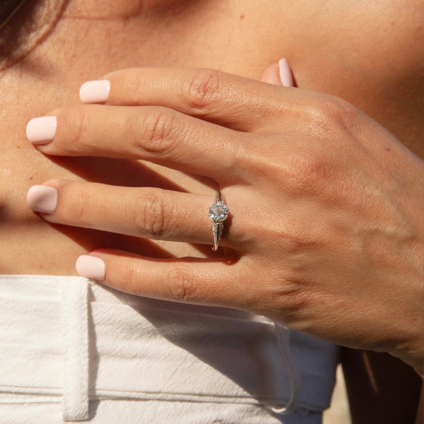 Masie 1930s Old Cut Diamond Platinum Ring Rings Imperial Jewellery 