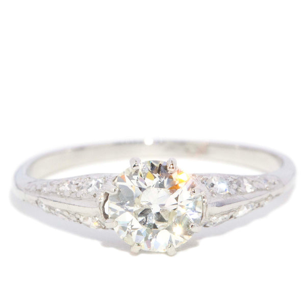 Masie 1930s Old Cut Diamond Platinum Ring Rings Imperial Jewellery 