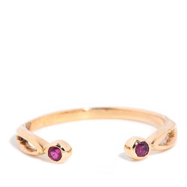 Maya 1990s Open Ruby Ring 9ct Gold* GTG Rings Imperial Jewellery Imperial Jewellery - Hamilton 