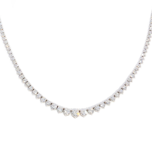 Melissa Diamond Single Strand Necklace 18ct White Gold Pendants/Necklaces Imperial Jewellery 