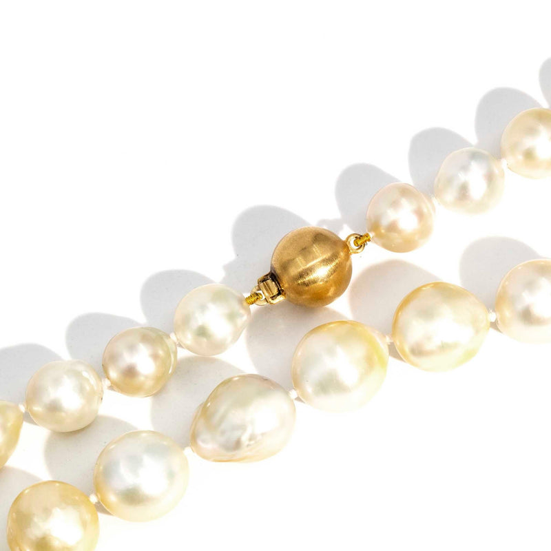 Metis South Sea Pearl Necklace with 9ct Gold Clasp Pendants/Necklaces Imperial Jewellery 