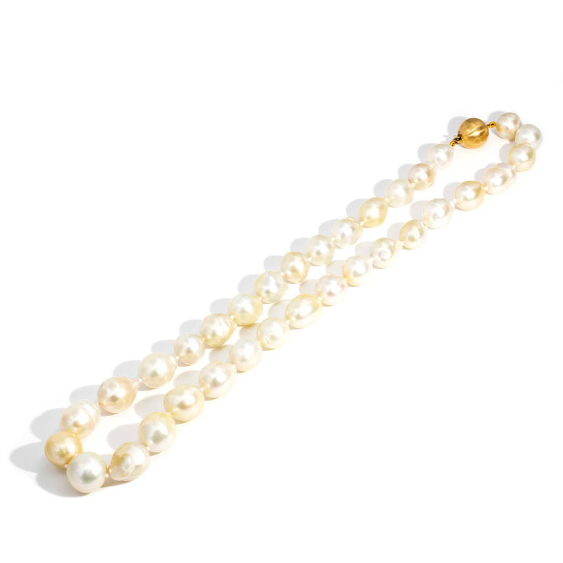 Metis South Sea Pearl Necklace with 9ct Gold Clasp Pendants/Necklaces Imperial Jewellery 