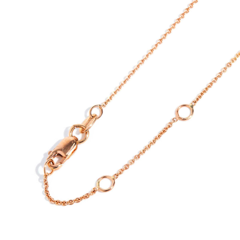 Mi Amor Love Heart Diamond Pendant & Chain 9ct Gold Necklaces Imperial Jewellery 