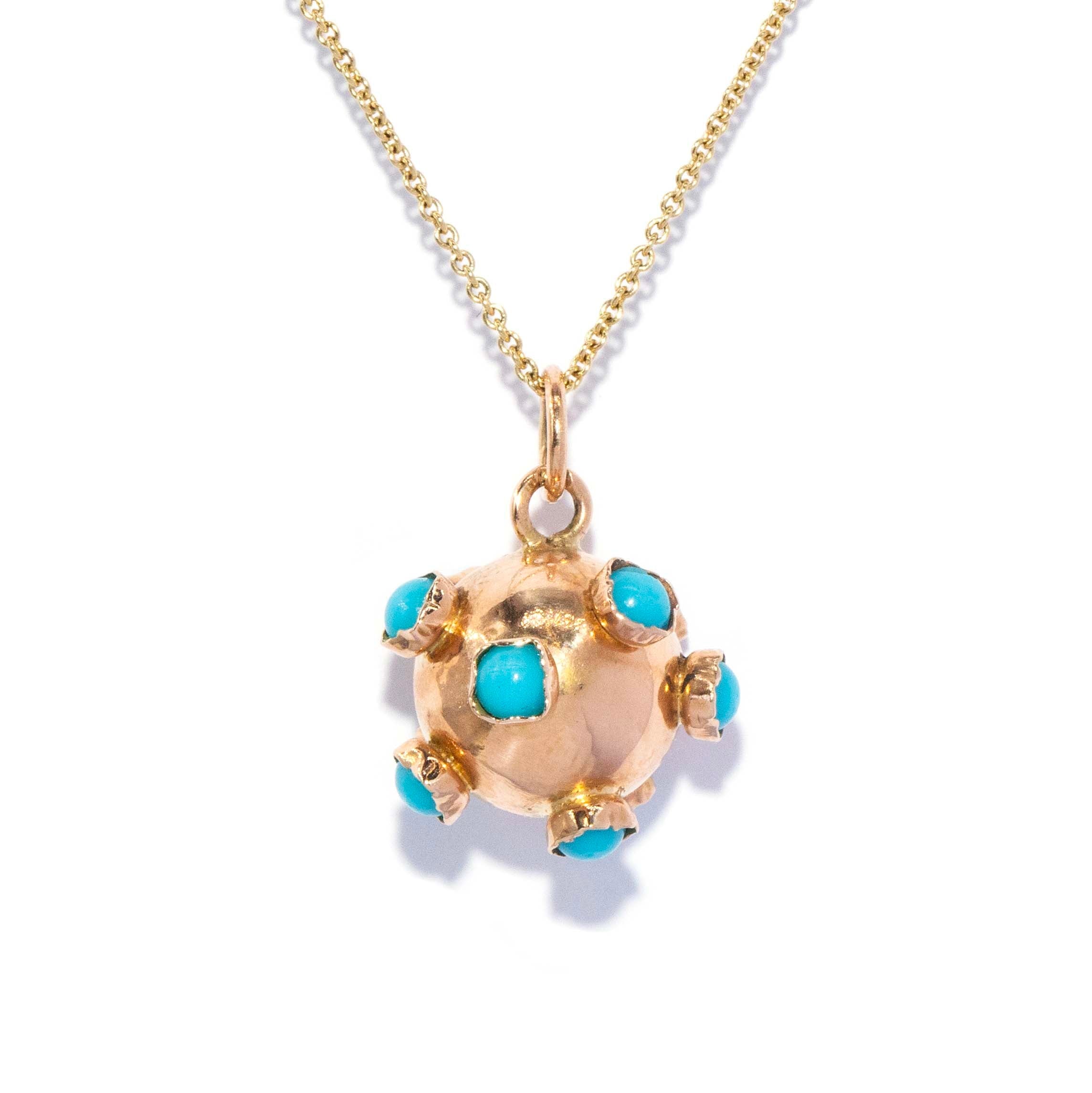 Mina Sputnik Paste Ball Pendant 18ct Rose Gold Pendants/Necklaces Imperial Jewellery 