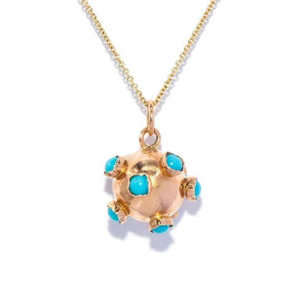Mina Sputnik Paste Ball Pendant 18ct Rose Gold Pendants/Necklaces Imperial Jewellery 