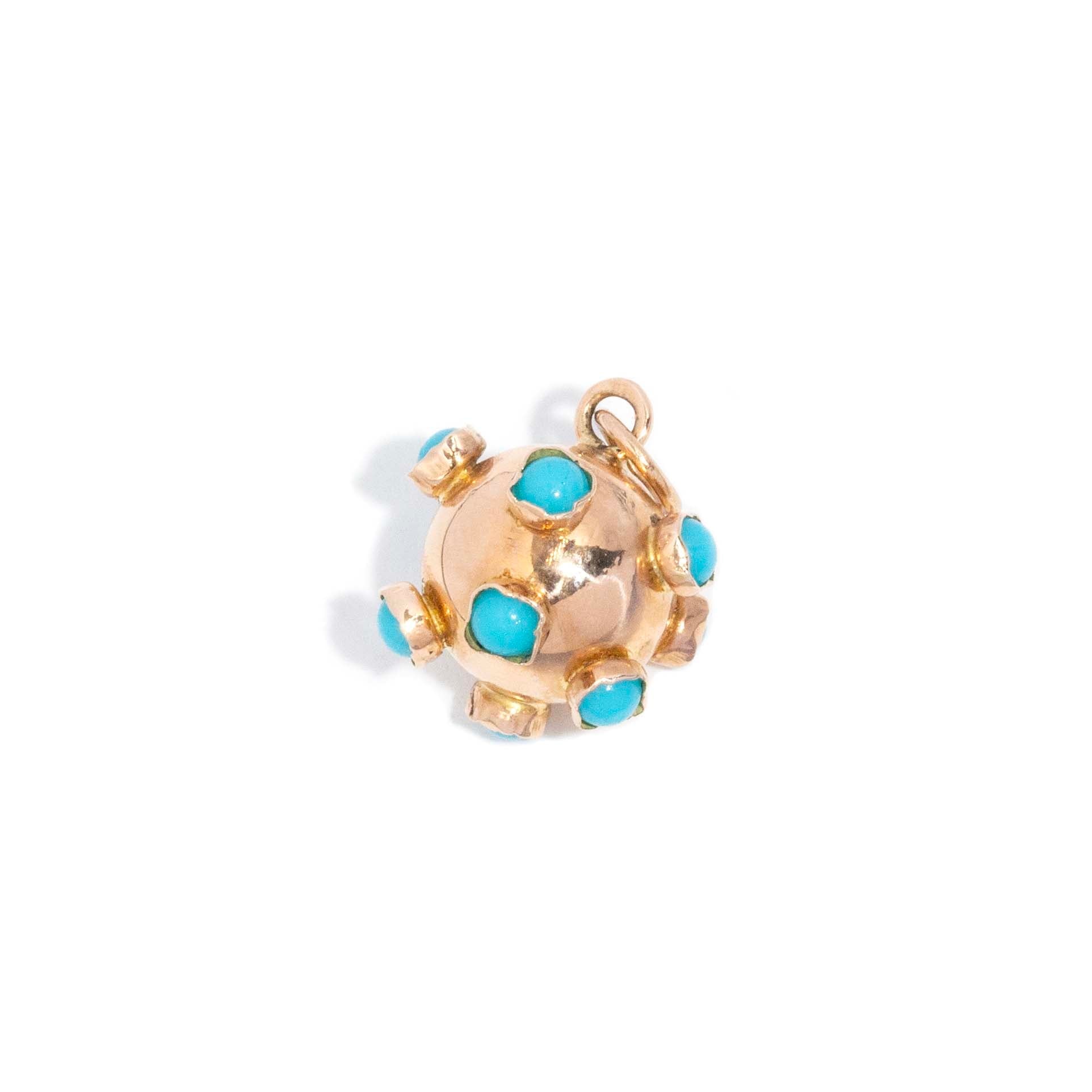 Mina Sputnik Paste Ball Pendant 18ct Rose Gold Pendants/Necklaces Imperial Jewellery 