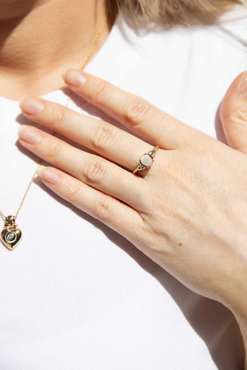 Missy 1990sDiamond Puffy Heart Pendant 18ct Gold