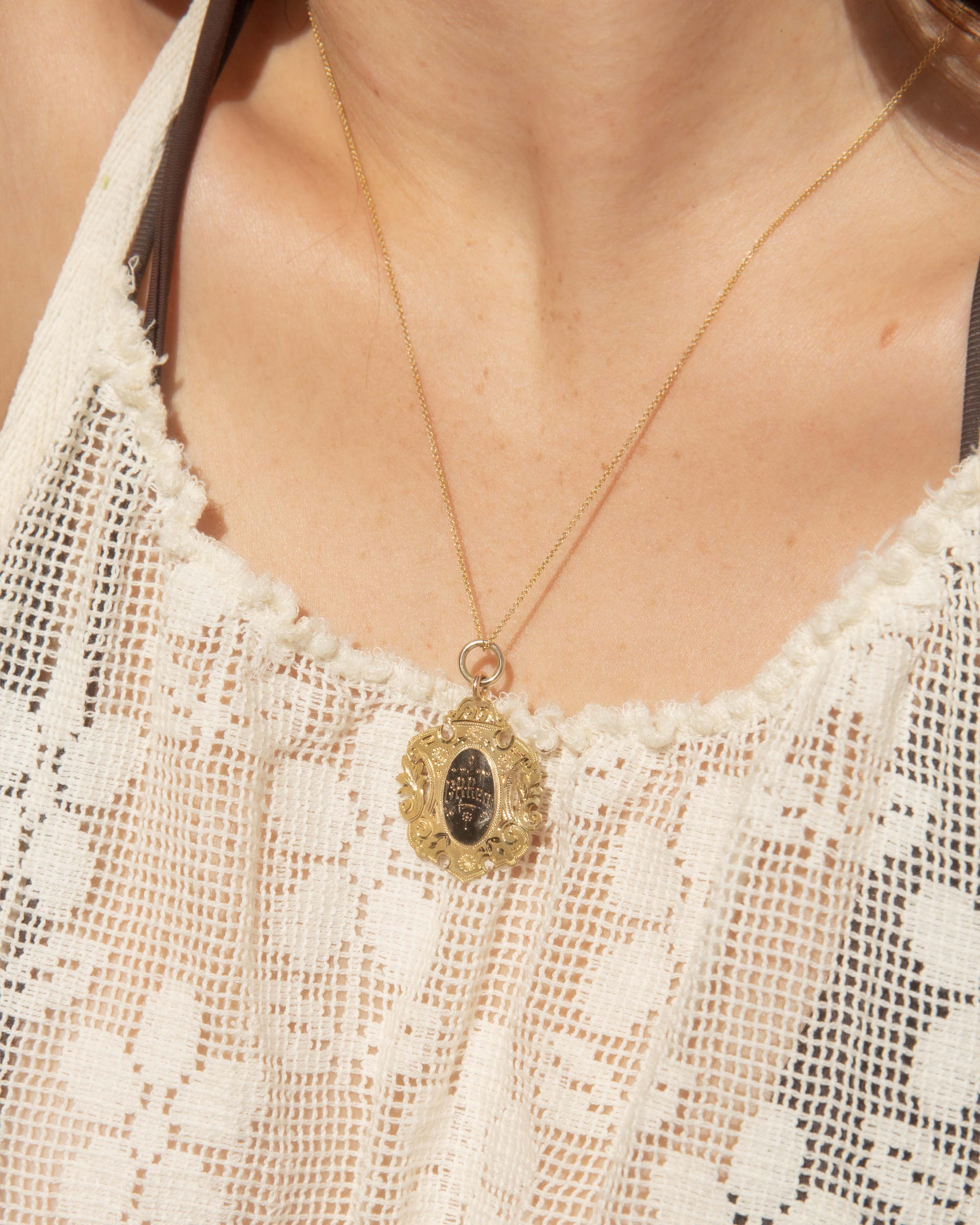 Nelson 1925 Award Presentation Pendant 10ct Gold Pendants/Necklaces Imperial Jewellery 