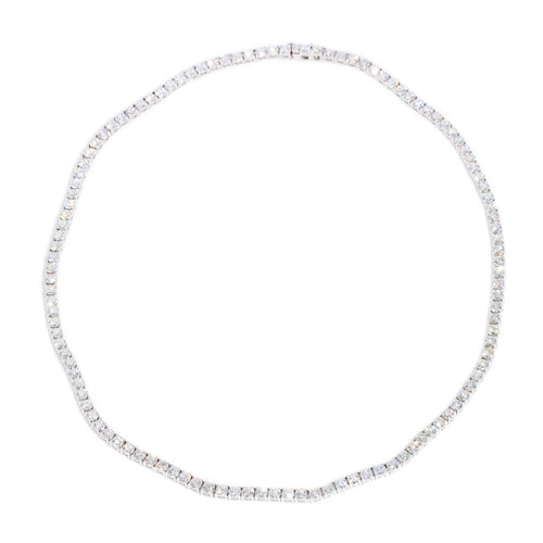 Nuala 14.85ct Diamond Rivière Necklace 18K White Gold