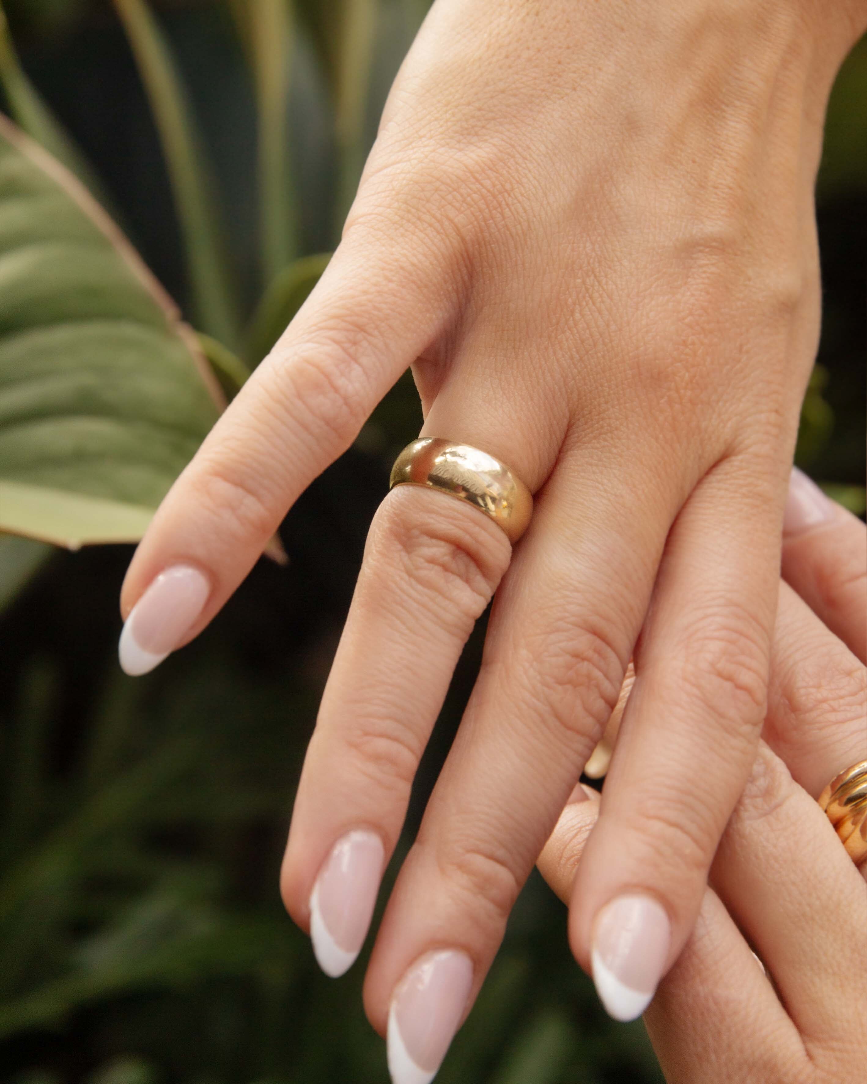 Nyssa 1989 Domed Wedding Band 9ct Gold Rings Imperial Jewellery 