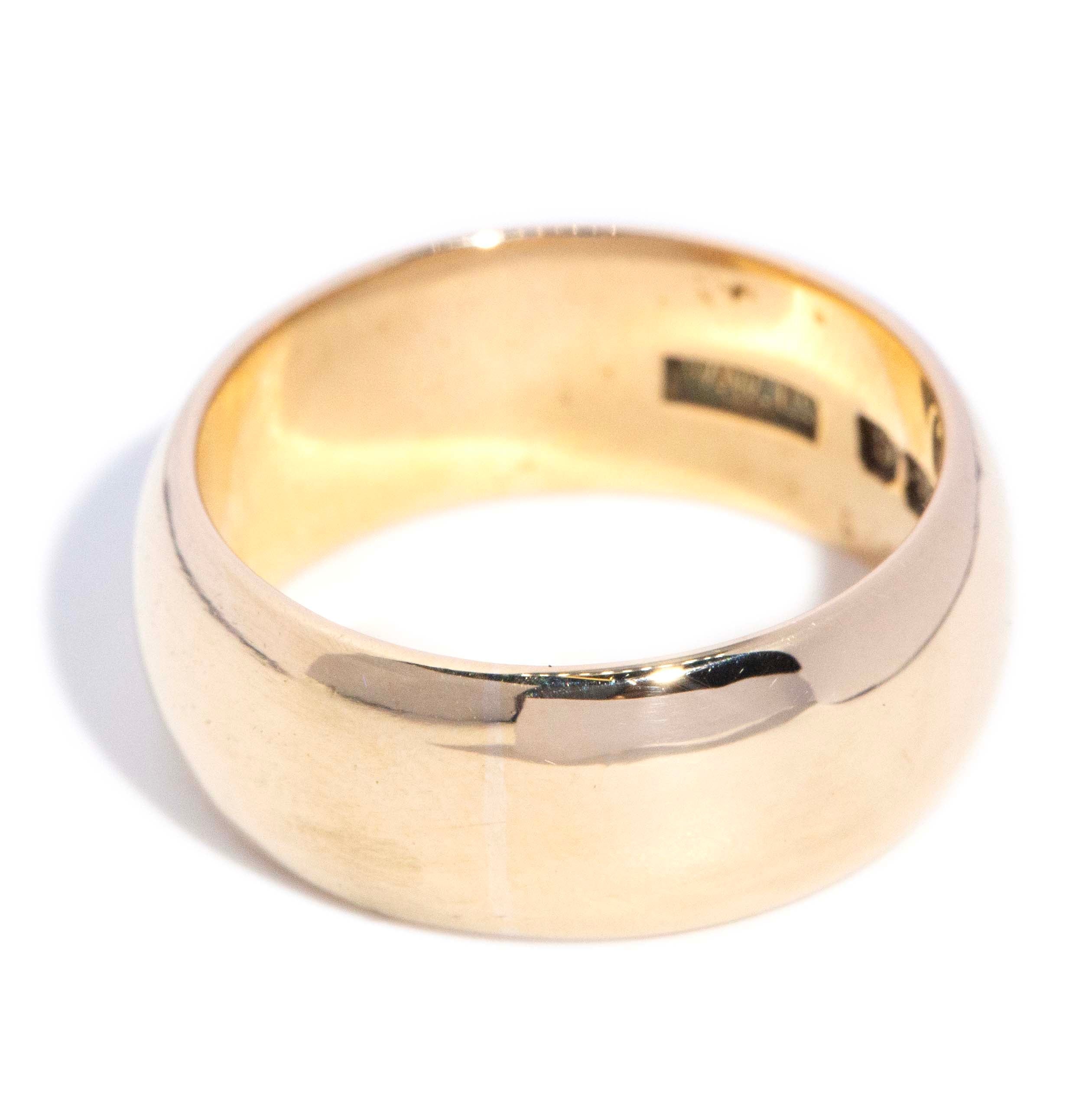 Nyssa 1989 Domed Wedding Band 9ct Gold Rings Imperial Jewellery 