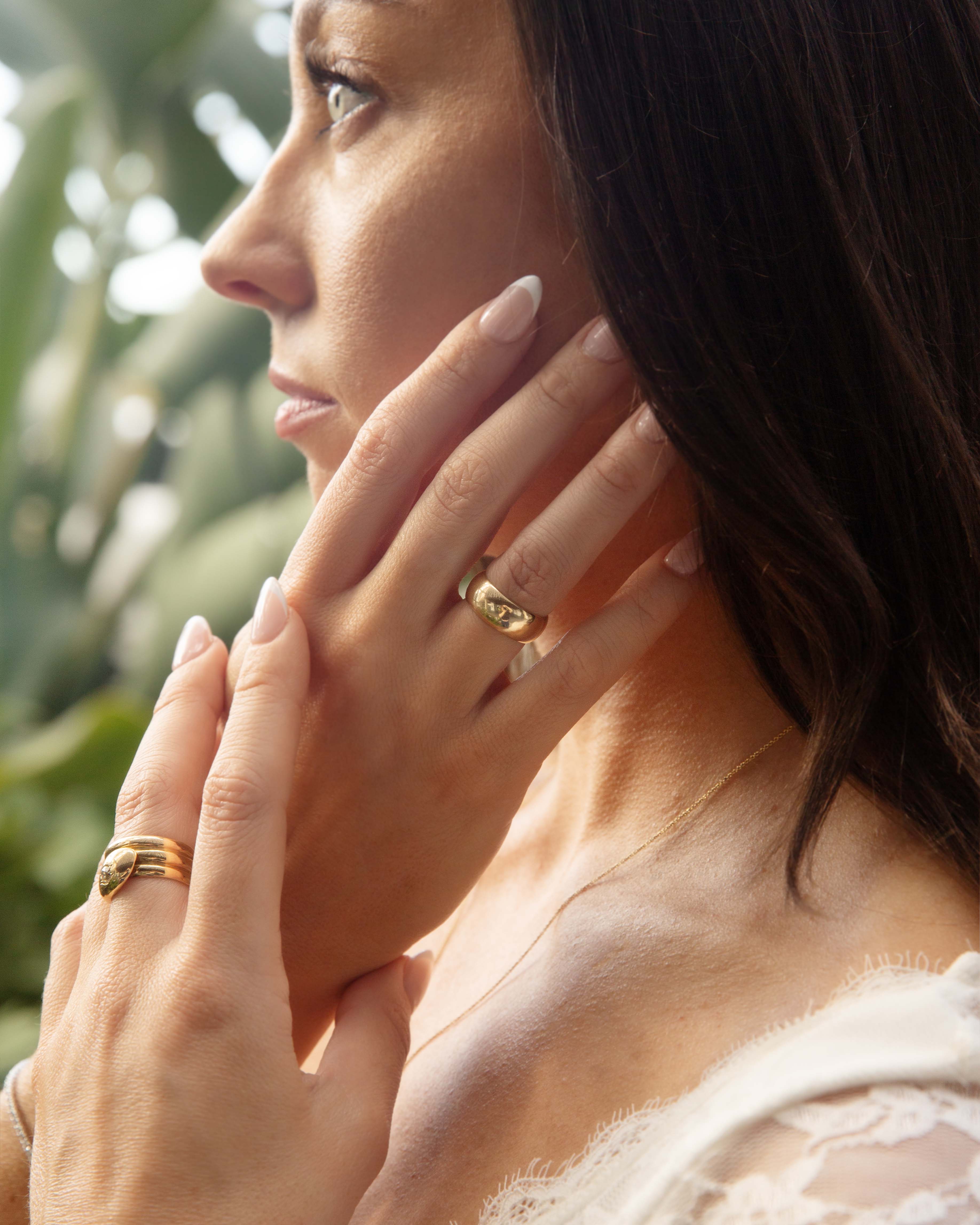 Nyssa 1989 Domed Wedding Band 9ct Gold Rings Imperial Jewellery 