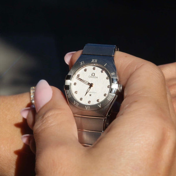 Omega Constellation Diamond "Steel on Steel" Ladies Watch 28mm Watches Imperial Jewellery 