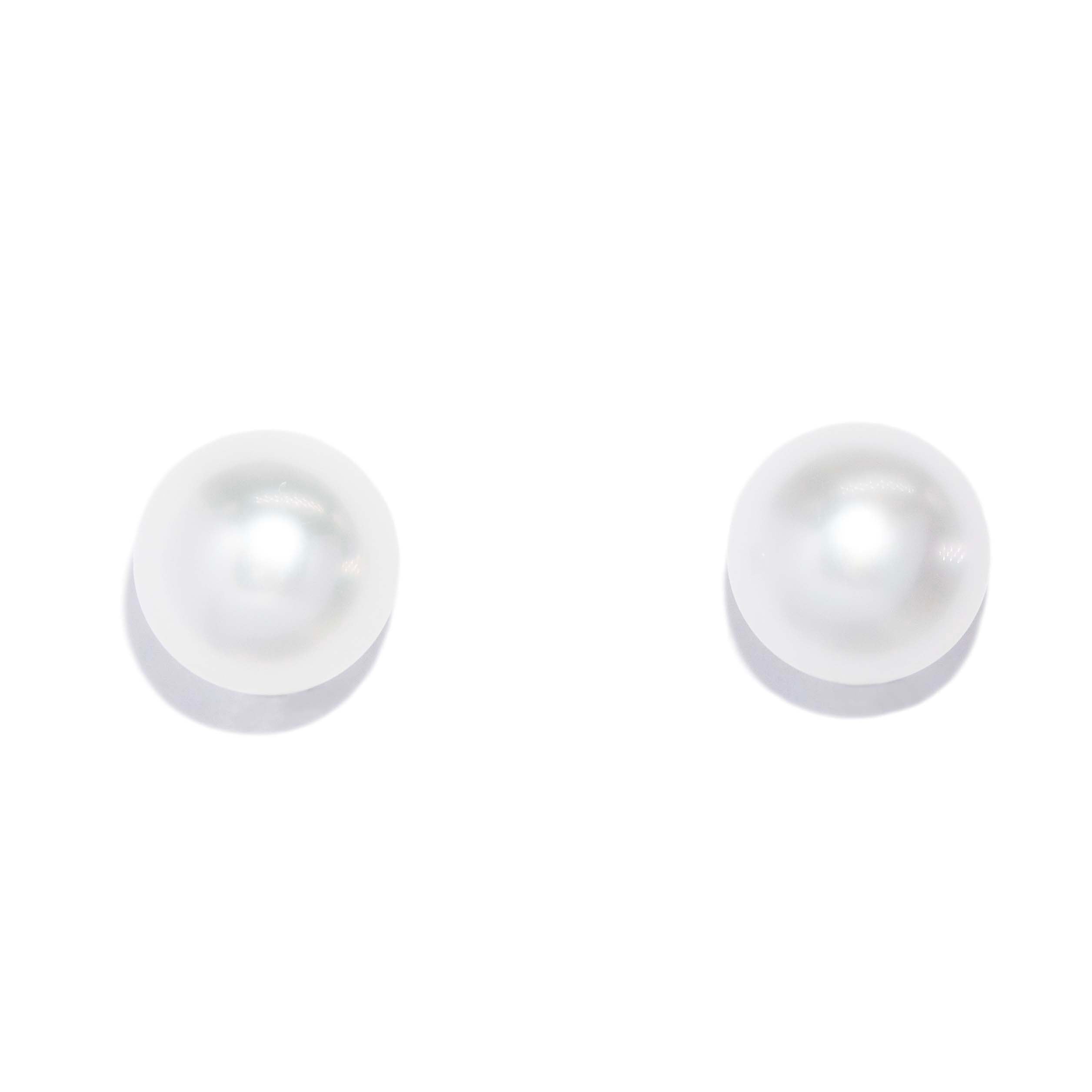 Paislee South Sea Pearl Studs 18ct Gold Earrings Imperial Jewellery 